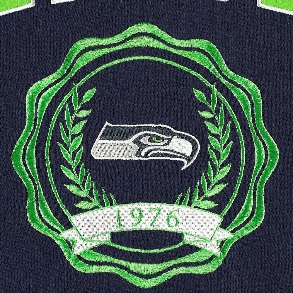 Tommy Hilfiger Women's Becca Drop Shoulder Pullover Hoodie - Seattle Seahawks