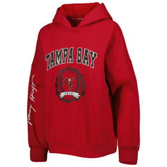 Tommy Hilfiger Women's Becca Drop Shoulder Pullover Hoodie - Tampa Bay Buccaneers
