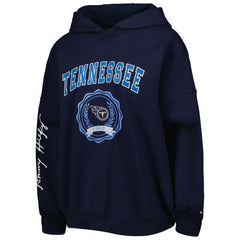 Tommy Hilfiger Women's Becca Drop Shoulder Pullover Hoodie - Tennessee Titans