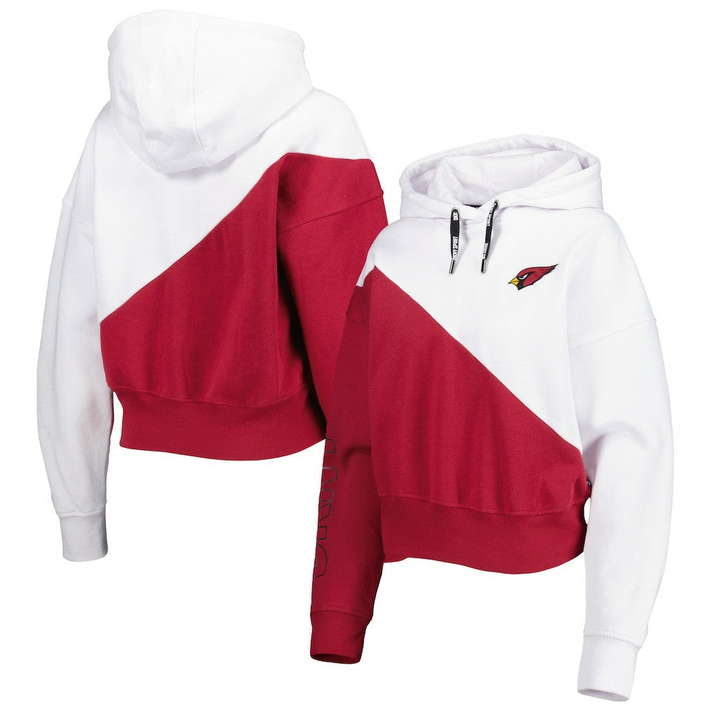 DKNY Sport Women's Bobbi Color Blocked Pullover Hoodie - Arizona Cardinals