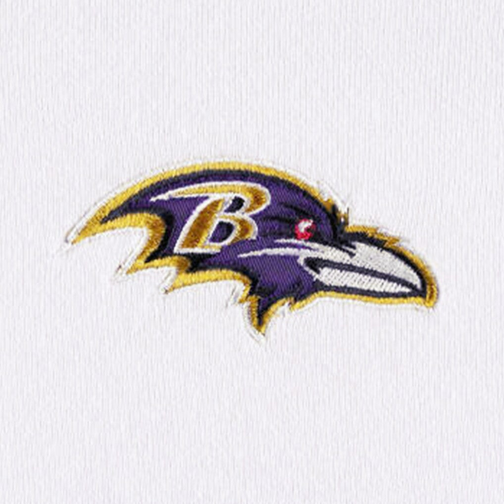 DKNY Sport Women's Bobbi Color Blocked Pullover Hoodie - Baltimore Ravens