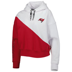DKNY Sport Women's Bobbi Color Blocked Pullover Hoodie - Tampa Bay Buccaneers