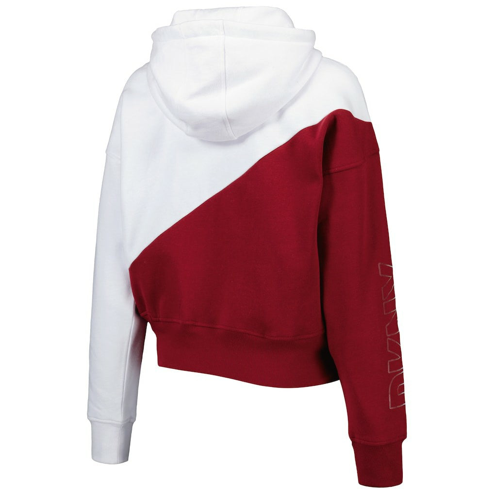 DKNY Sport Women's Bobbi Color Blocked Pullover Hoodie - Washington Commanders