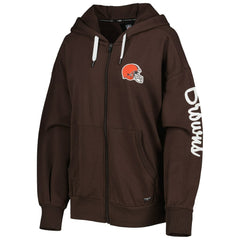 MSX by Michael Strahan Women's Emerson Lightweight Full-Zip Hoodie - Cleveland Browns
