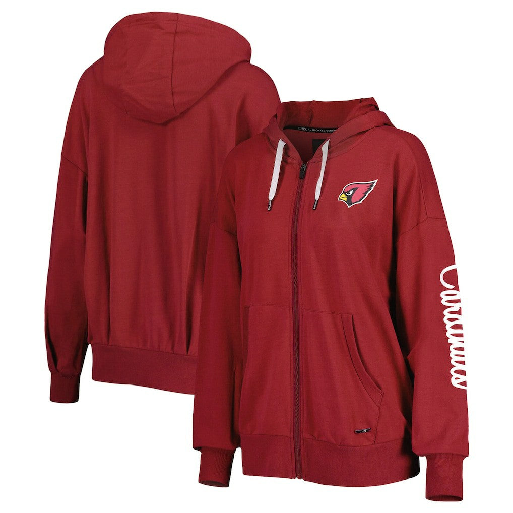 MSX by Michael Strahan Women's Emerson Lightweight Full-Zip Hoodie - Arizona Cardinals