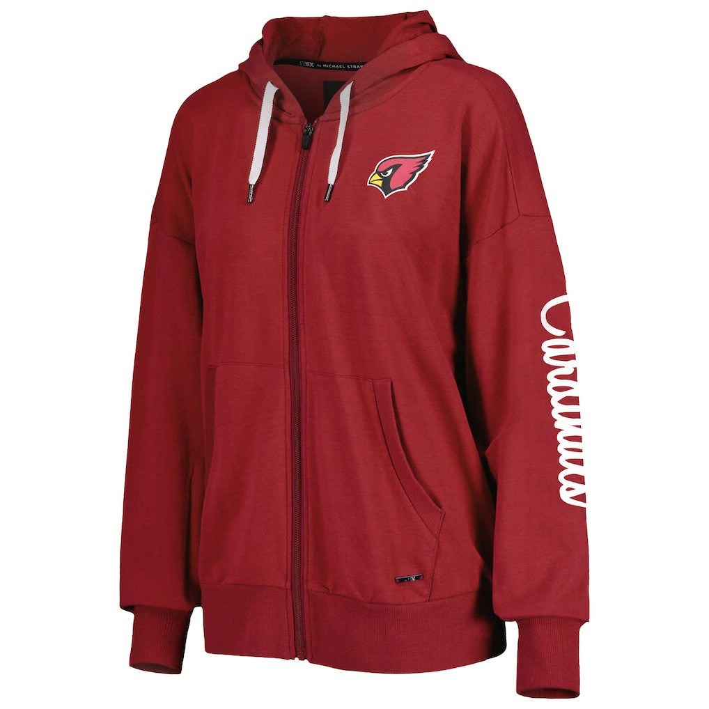 MSX by Michael Strahan Women's Emerson Lightweight Full-Zip Hoodie - Arizona Cardinals