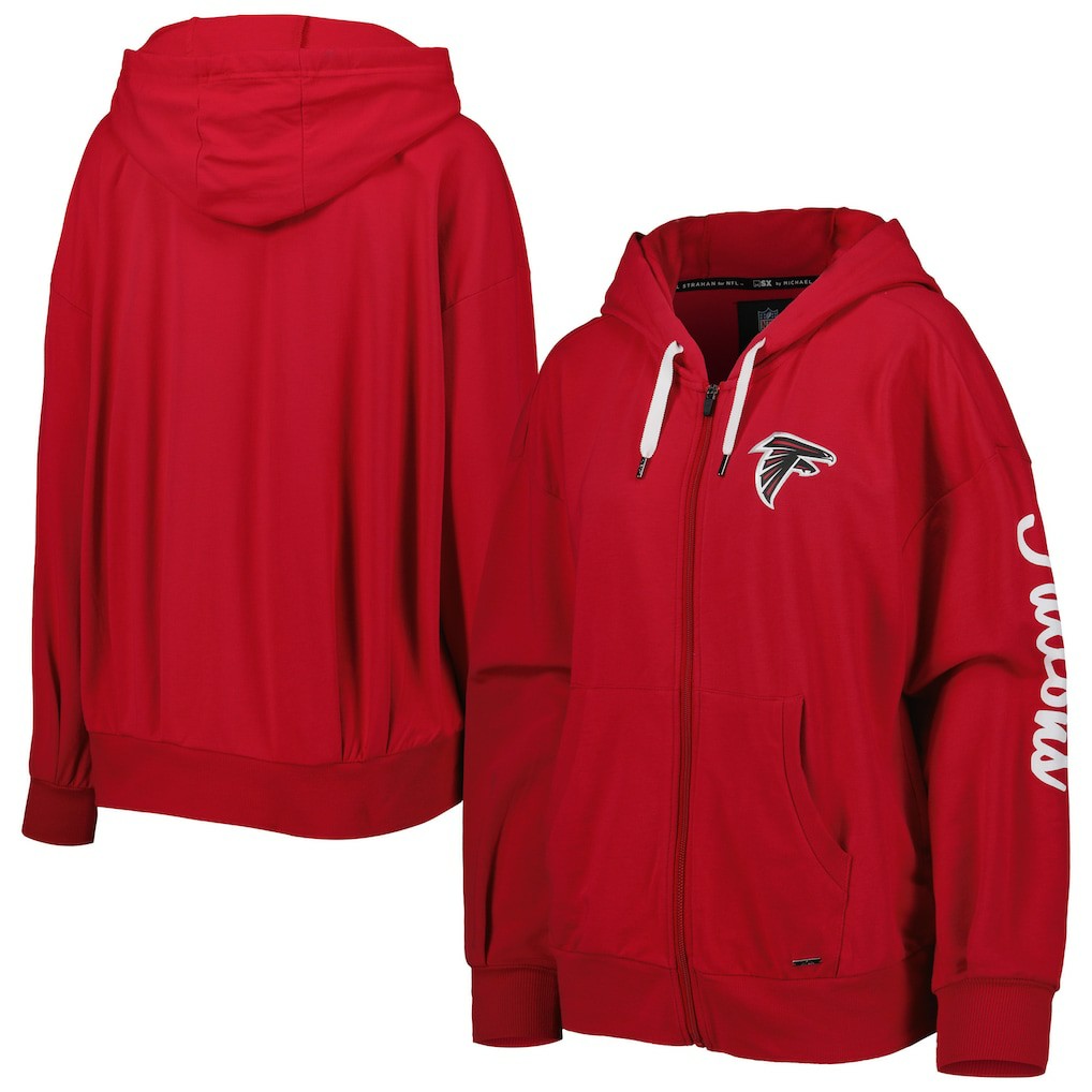 MSX by Michael Strahan Women's Emerson Lightweight Full-Zip Hoodie - Atlanta Falcons