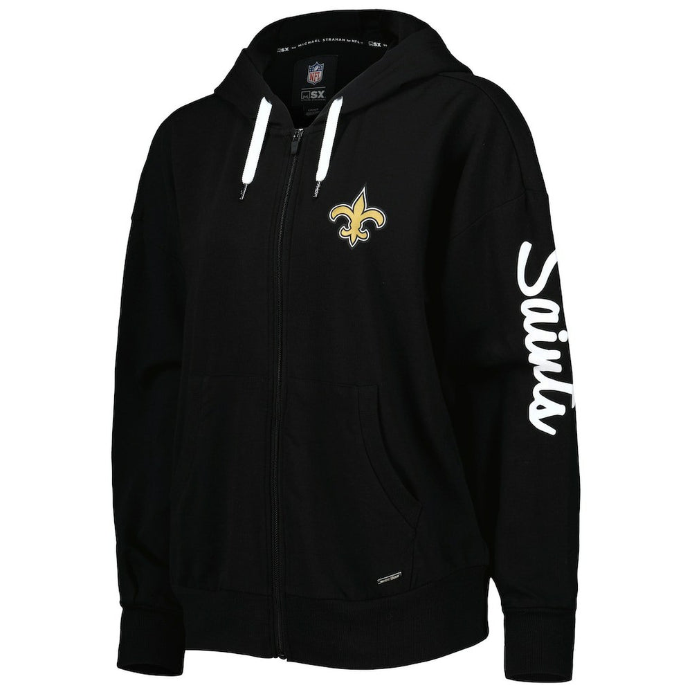 MSX by Michael Strahan Women's Emerson Lightweight Full-Zip Hoodie - New Orleans Saints