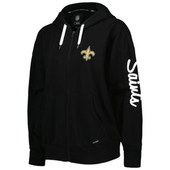 MSX by Michael Strahan Women's Emerson Lightweight Full-Zip Hoodie - New Orleans Saints