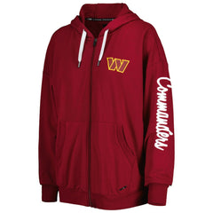 MSX by Michael Strahan Women's Emerson Lightweight Full-Zip Hoodie - Washington Commanders