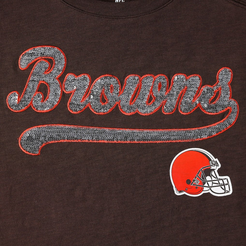 Tommy Hilfiger Women's Justine Long Sleeve Tunic T-Shirt - Cleveland Browns