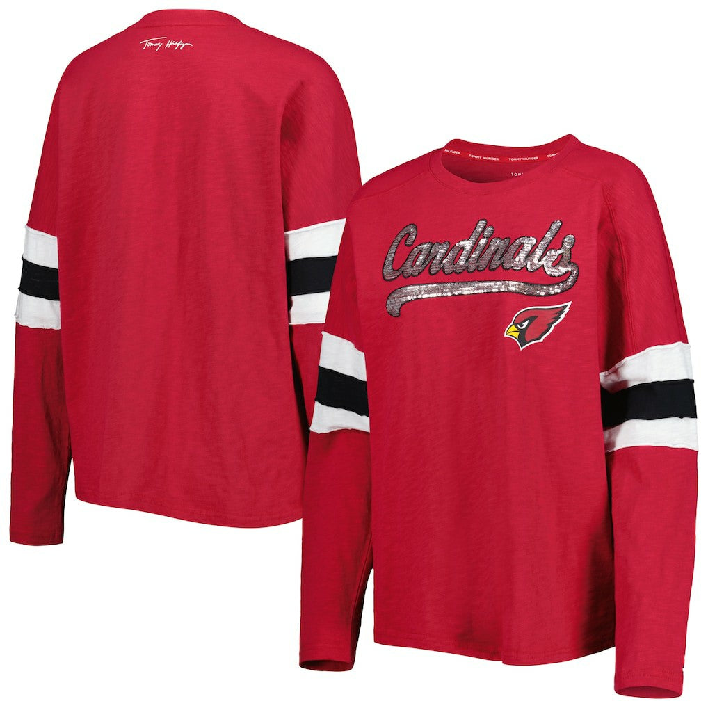 Tommy Hilfiger Women's Justine Long Sleeve Tunic T-Shirt - Arizona Cardinals