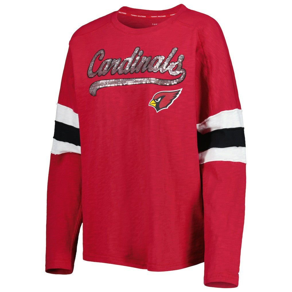 Tommy Hilfiger Women's Justine Long Sleeve Tunic T-Shirt - Arizona Cardinals