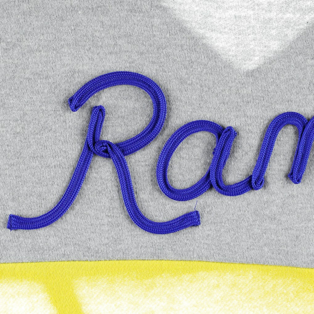 Touch Women's Outfield Deep V-Back Waist Length Pullover Sweatshirt - Los Angeles Rams