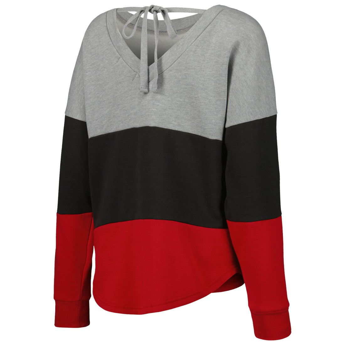 Touch Women's Outfield Deep V-Back Waist Length Pullover Sweatshirt - Tampa Bay Buccaneers