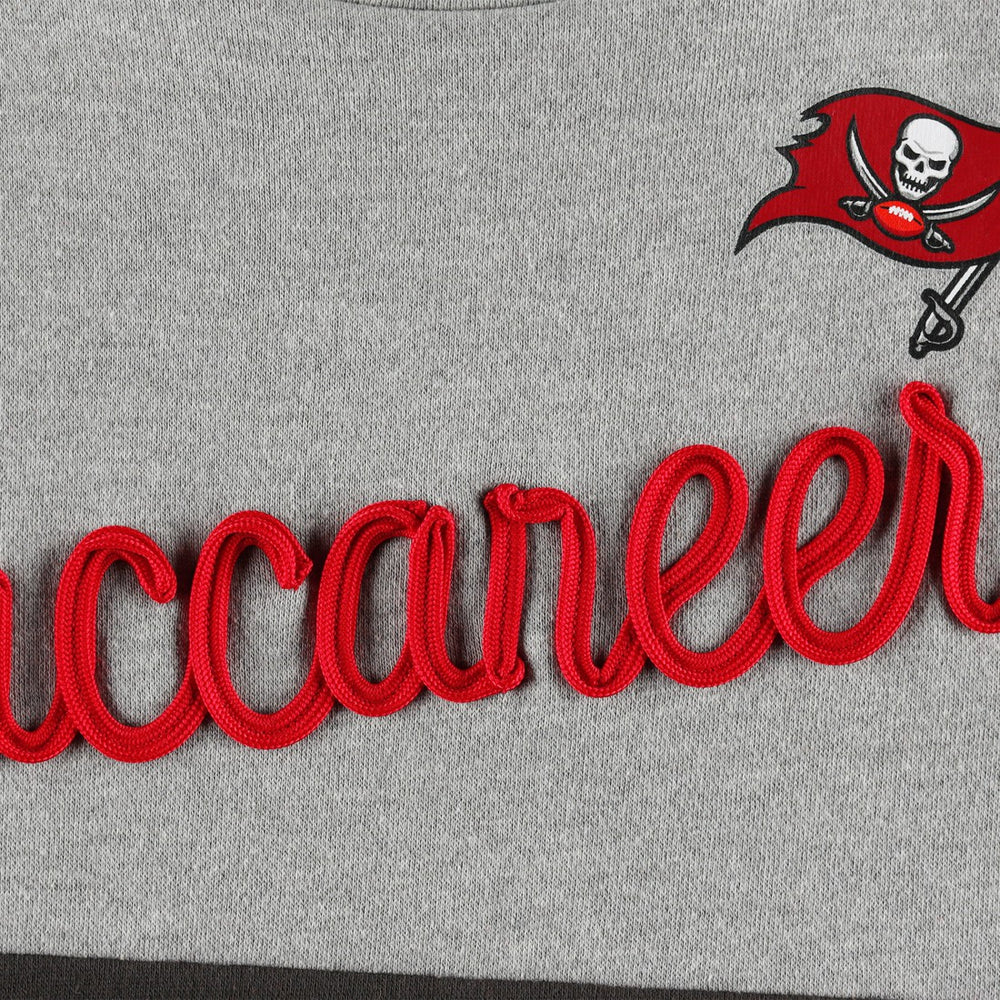 Touch Women's Outfield Deep V-Back Waist Length Pullover Sweatshirt - Tampa Bay Buccaneers