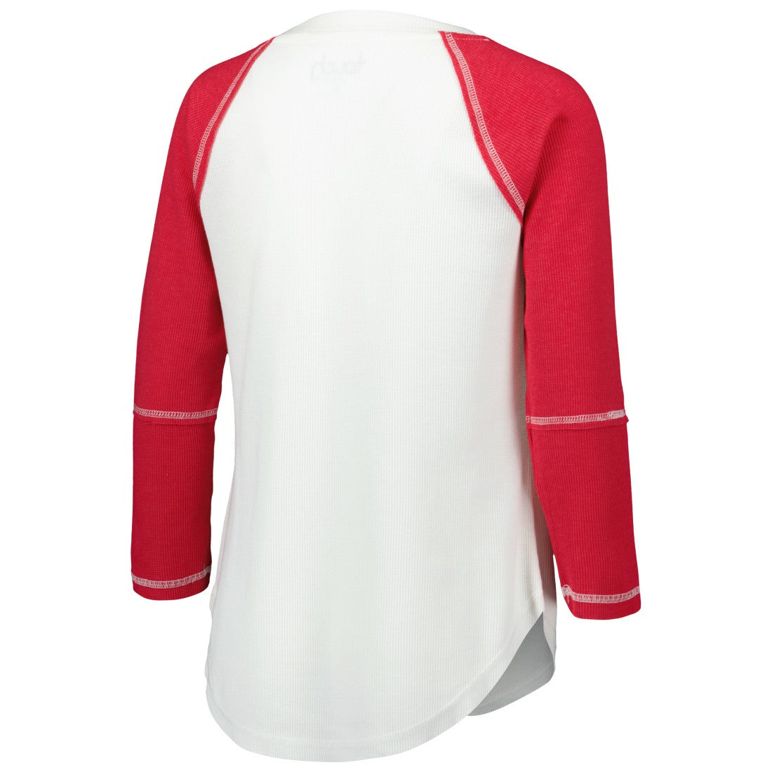 Touch Women's Rebel Raglan Tri-Blend 3/4-Sleeve Lace-Up V-Neck T-Shirt - Tampa Bay Buccaneers