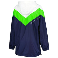 Tommy Hilfiger Women's Staci Half-Zip Hoodie Windbreaker Jacket - Seattle Seahawks