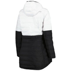 MSX by Michael Strahan Women's Willow Quilted Hoodie Full-Zip Jacket - Las Vegas Raiders