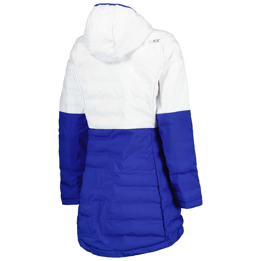 MSX by Michael Strahan Women's Willow Quilted Hoodie Full-Zip Jacket - Los Angeles Rams