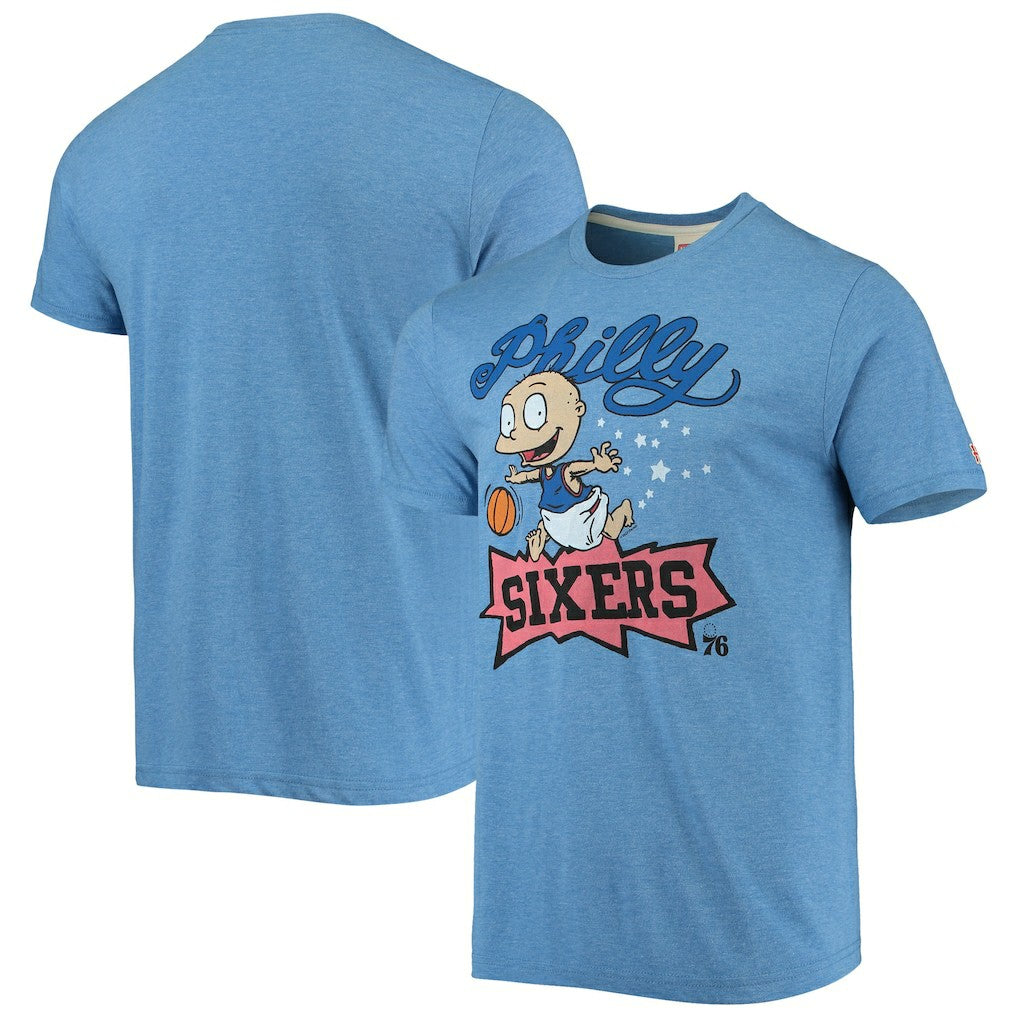 NBA Philadelphia 76ers Homage NBA x Rugrats Tri-Blend T-Shirt