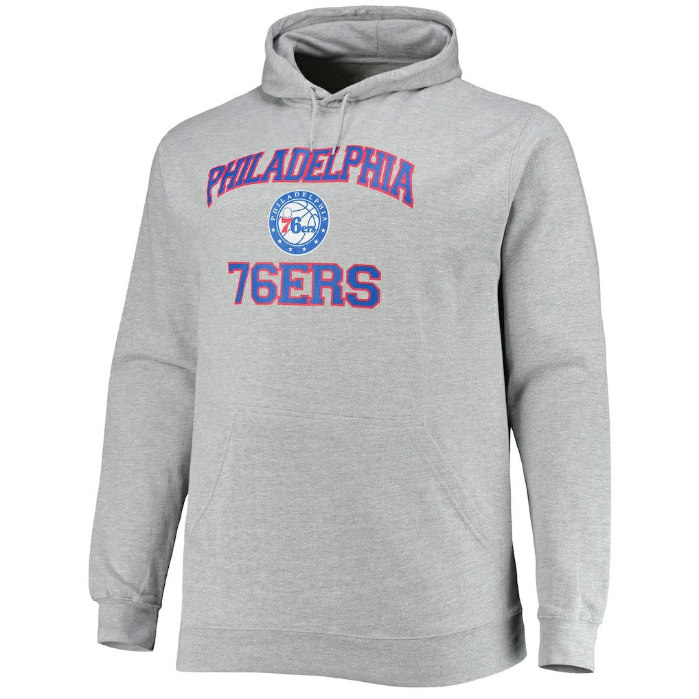 NBA Philadelphia 76ers Big & Tall Heart & Soul Pullover Hoodie