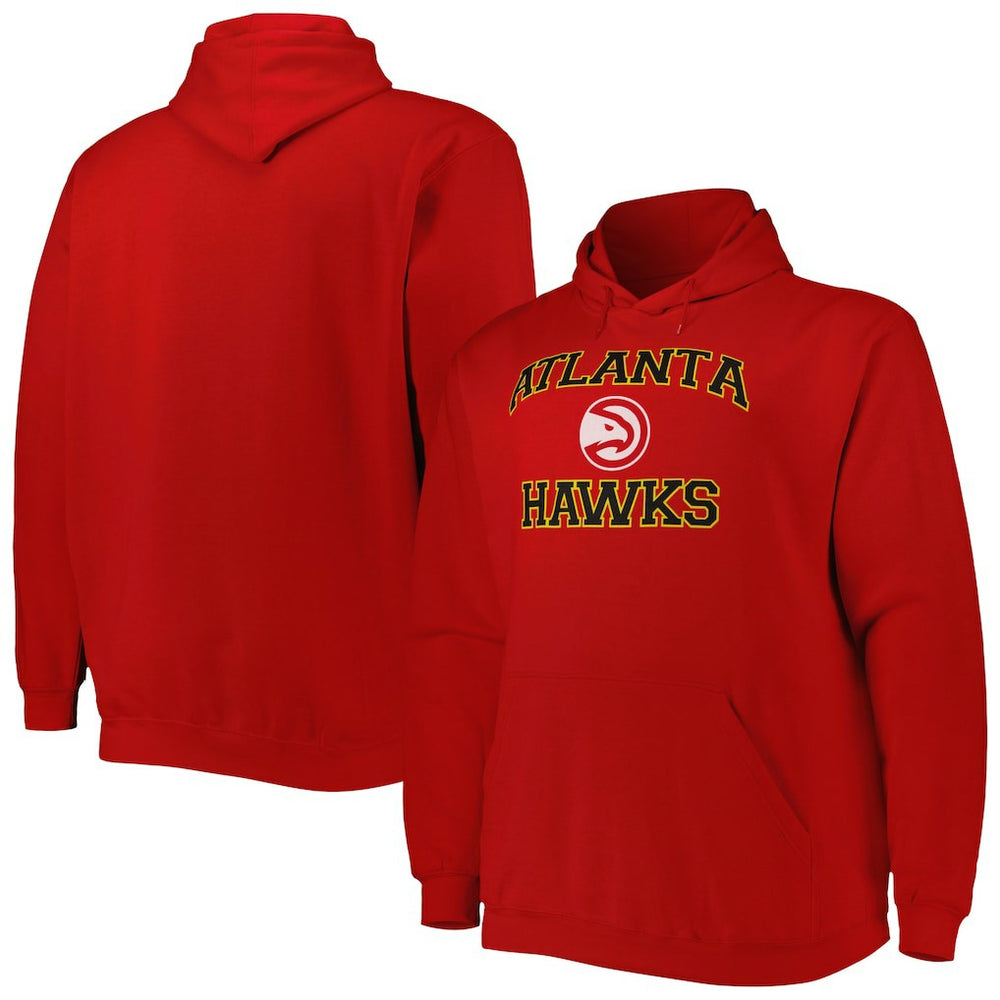 NBA Atlanta Hawks Big & Tall Heart & Soul Pullover Hoodie