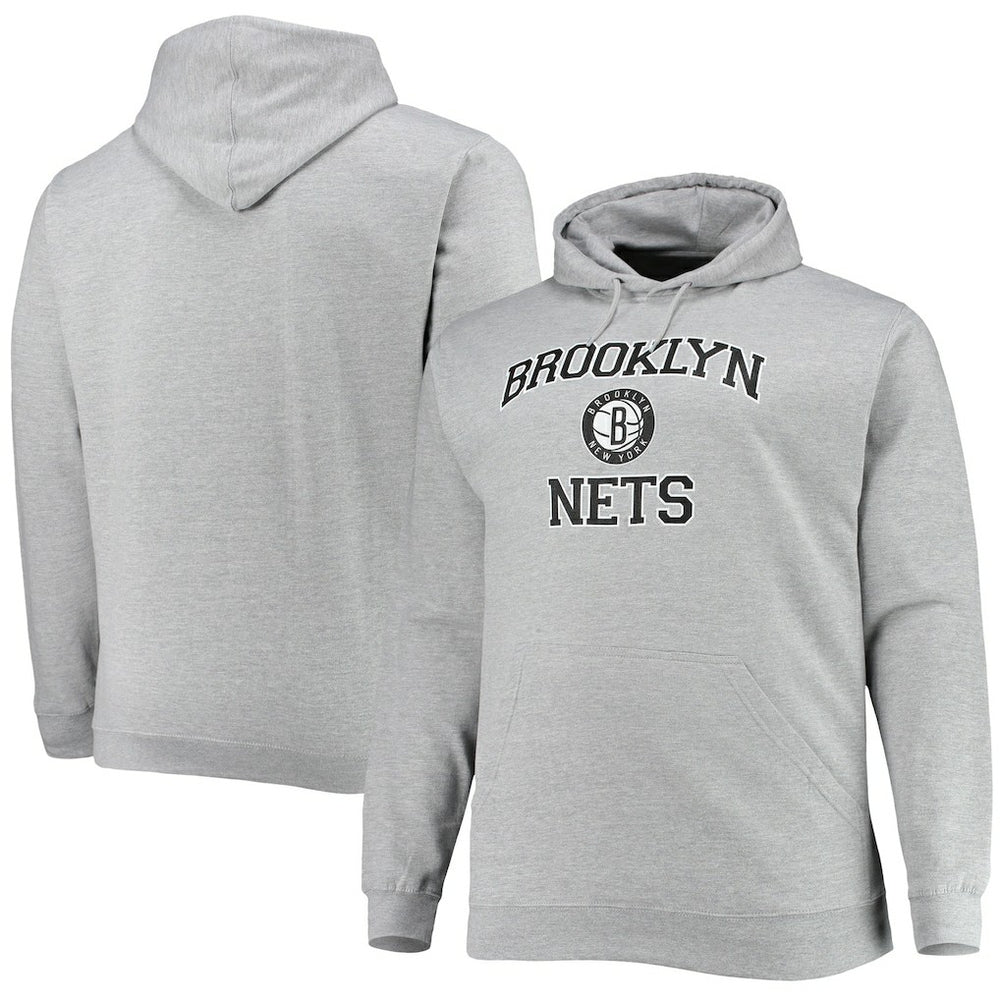 NBA Brooklyn Nets Big & Tall Heart & Soul Pullover Hoodie