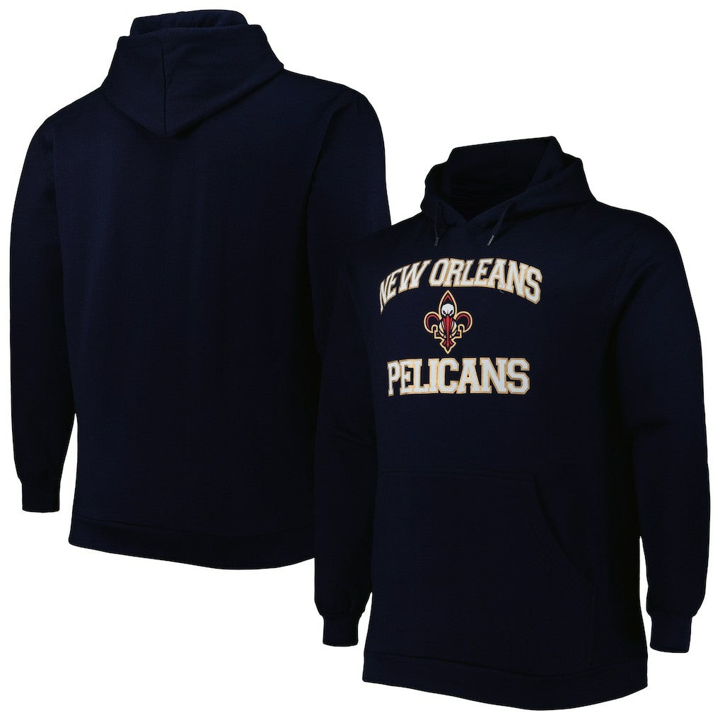 NBA New Orleans Pelicans Big & Tall Heart & Soul Pullover Hoodie