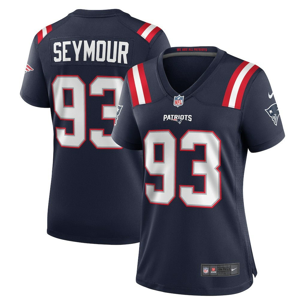 Richard Seymour  Women's Retired Player Game Jersey - New England Patriots