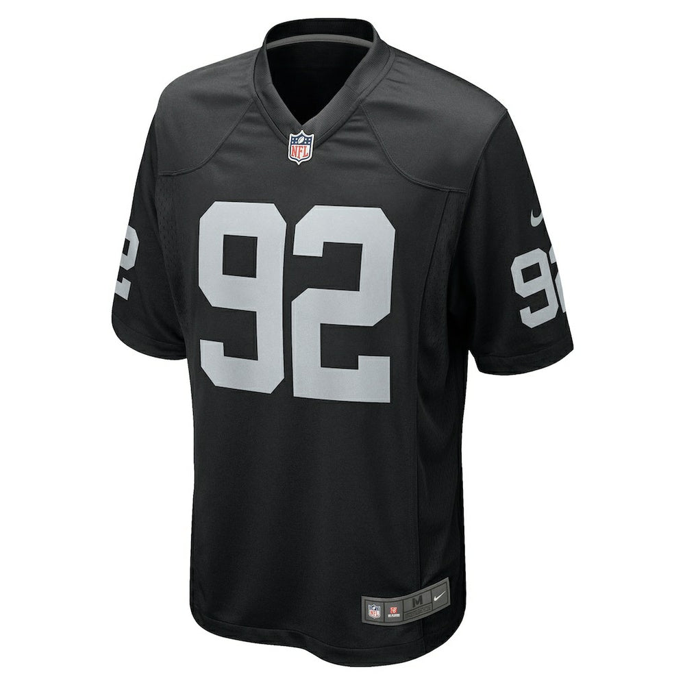 Richard Seymour  Retired Player Game Jersey - Las Vegas Raiders