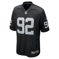 Richard Seymour  Retired Player Game Jersey - Las Vegas Raiders