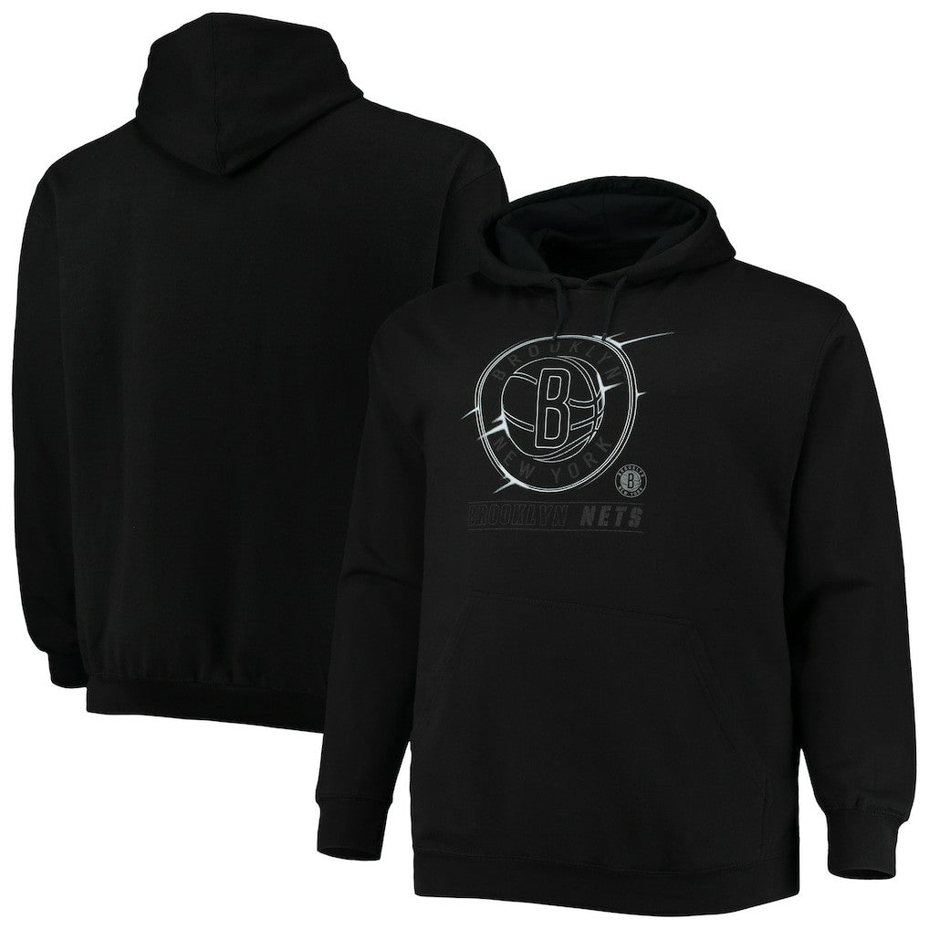 NBA Brooklyn Nets Big & Tall Pop Pullover Hoodie