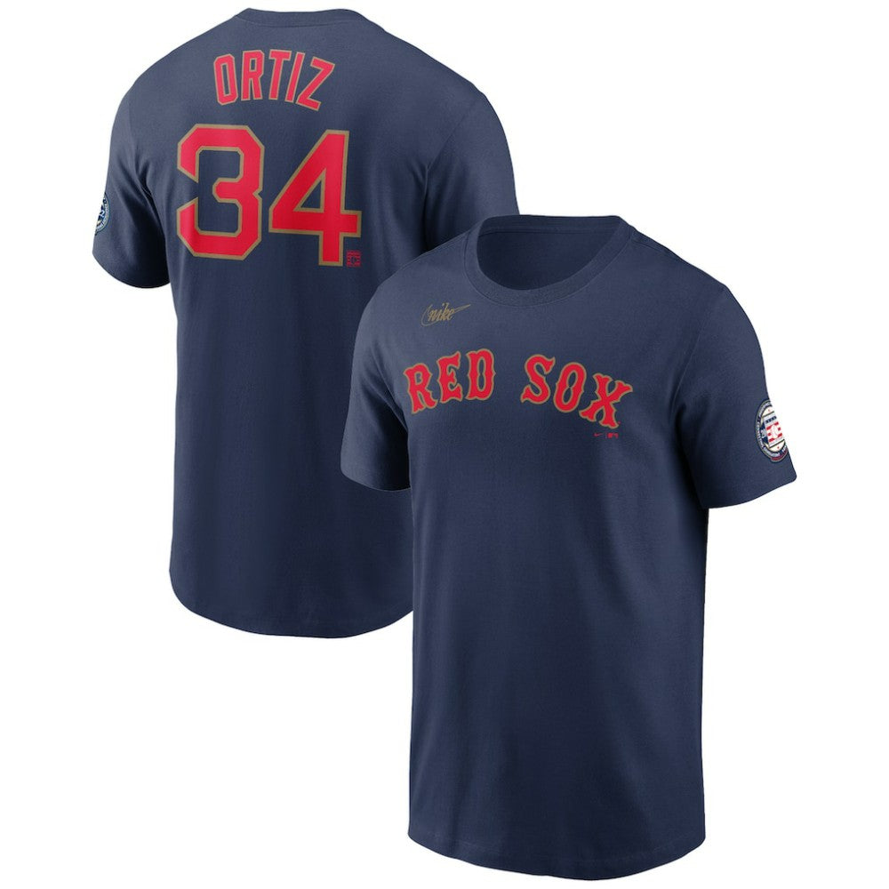 MLB David Ortiz Boston Red Sox Nike Name & Number T-Shirt