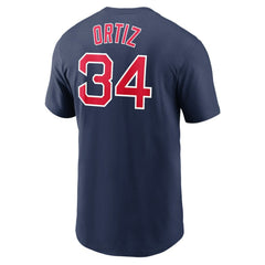 MLB David Ortiz Boston Red Sox Nike Name & Number Logo T-Shirt