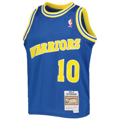 NBA Tim Hardaway Golden State Warriors Youth 1990/91 Hardwood Classics Swingman Jersey sale