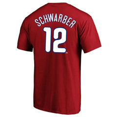 MLB Kyle Schwarber Philadelphia Phillies Fanatics Big & Tall Name & Number T-Shirt