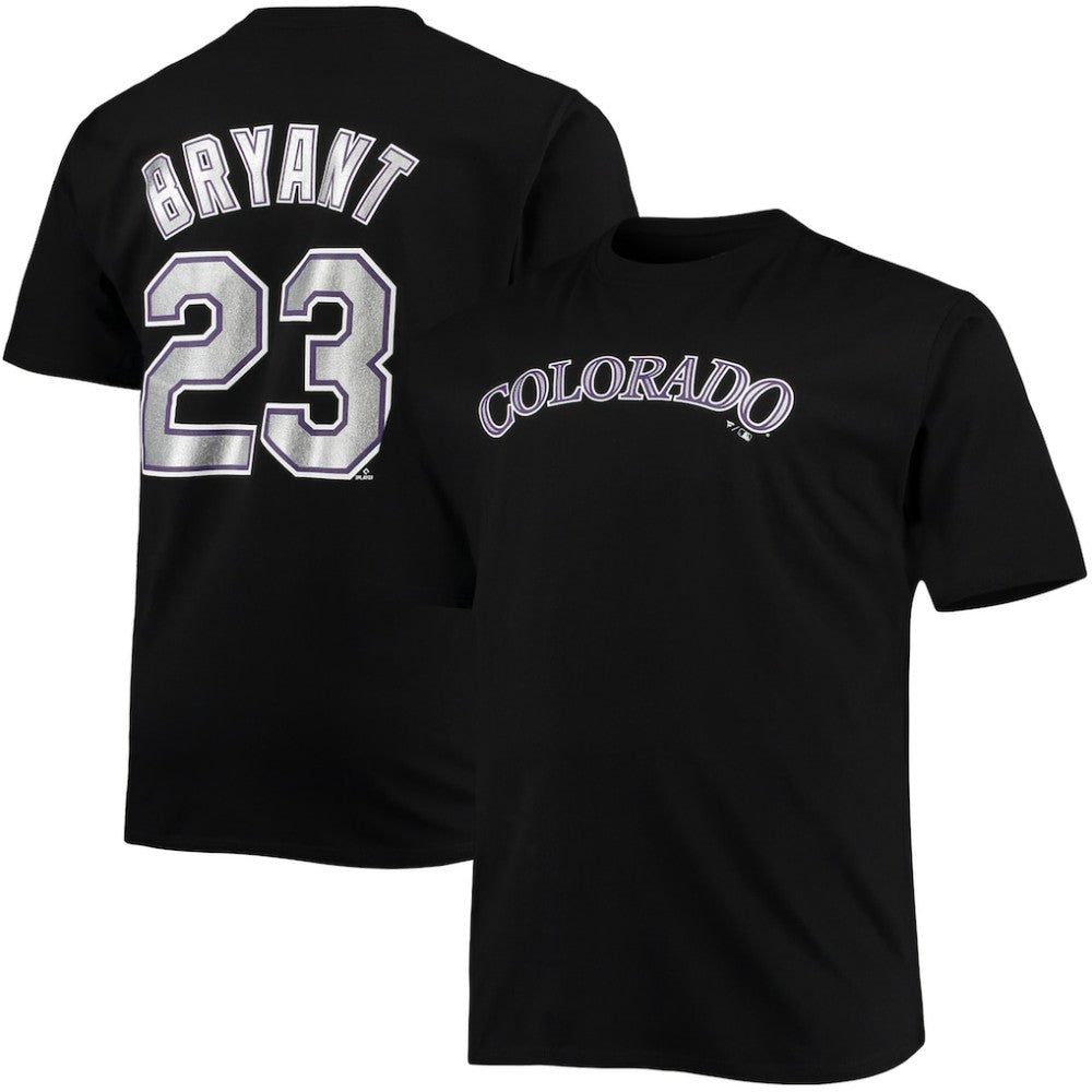 MLB Kris Bryant Colorado Rockies Fanatics Big & Tall Name & Number T-Shirt