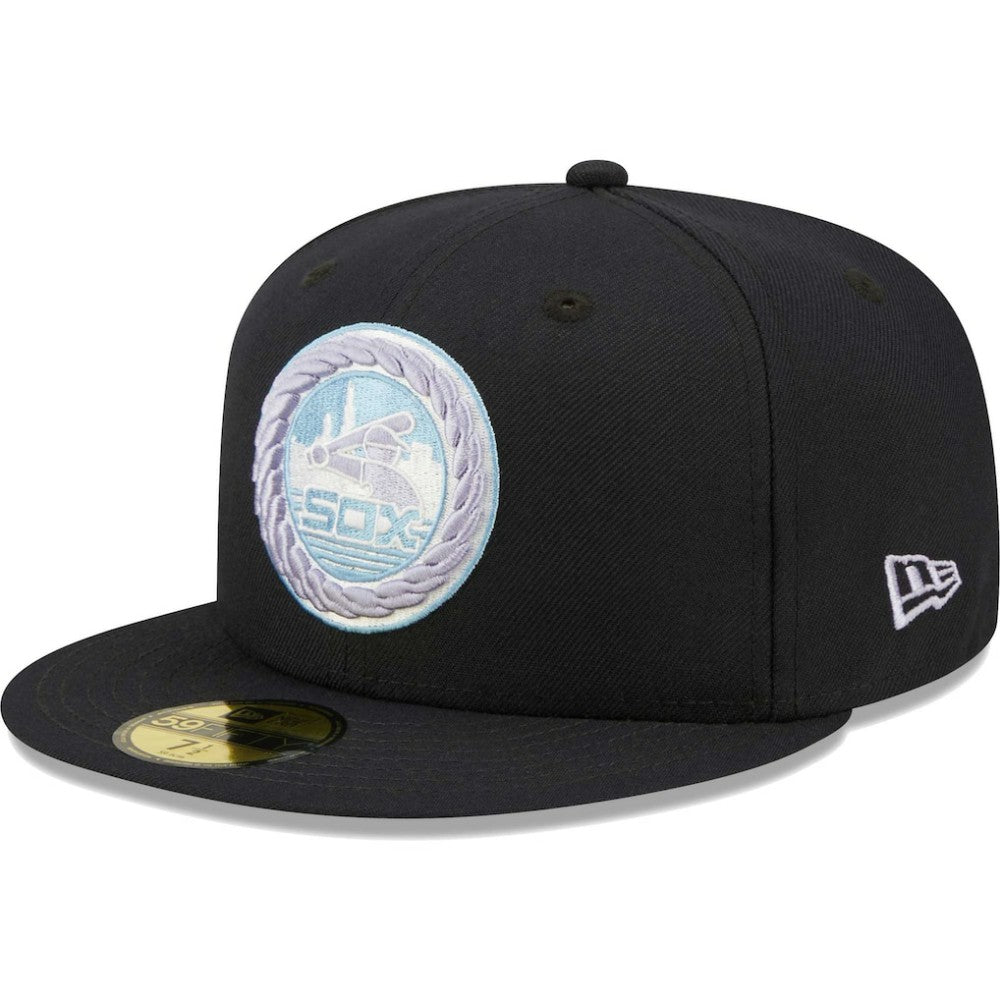 MLB Chicago White Sox New Era 50th Anniversary 1983 MLB All-Star Game Lavender Undervisor 59FIFTY Fitted Hat