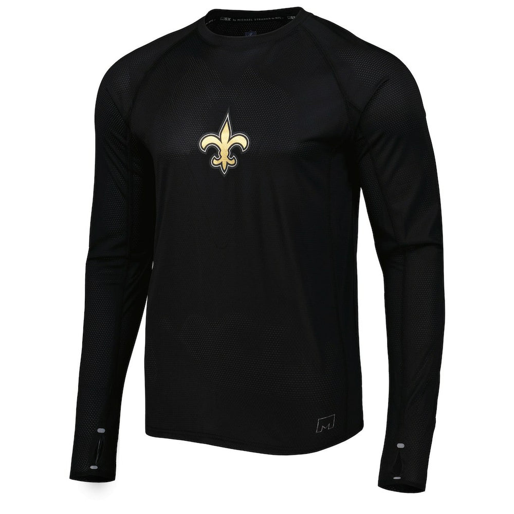 MSX by Michael Strahan Interval Long Sleeve Raglan T-Shirt - New Orleans Saints