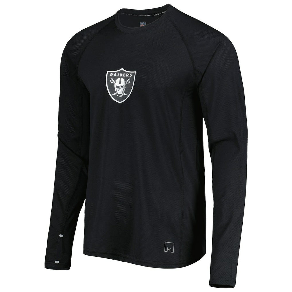 MSX by Michael Strahan Interval Long Sleeve Raglan T-Shirt - Las Vegas Raiders