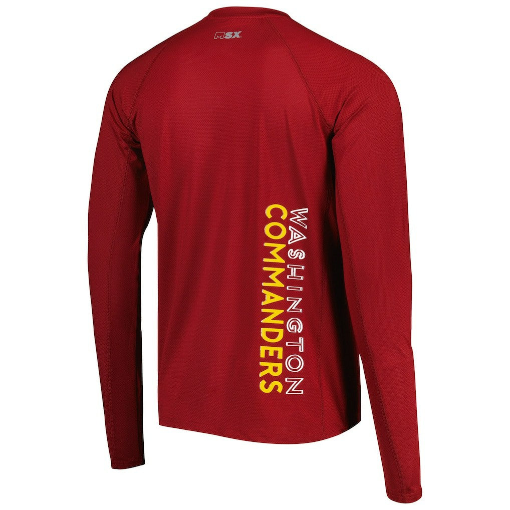 MSX by Michael Strahan Interval Long Sleeve Raglan T-Shirt - Washington Commanders
