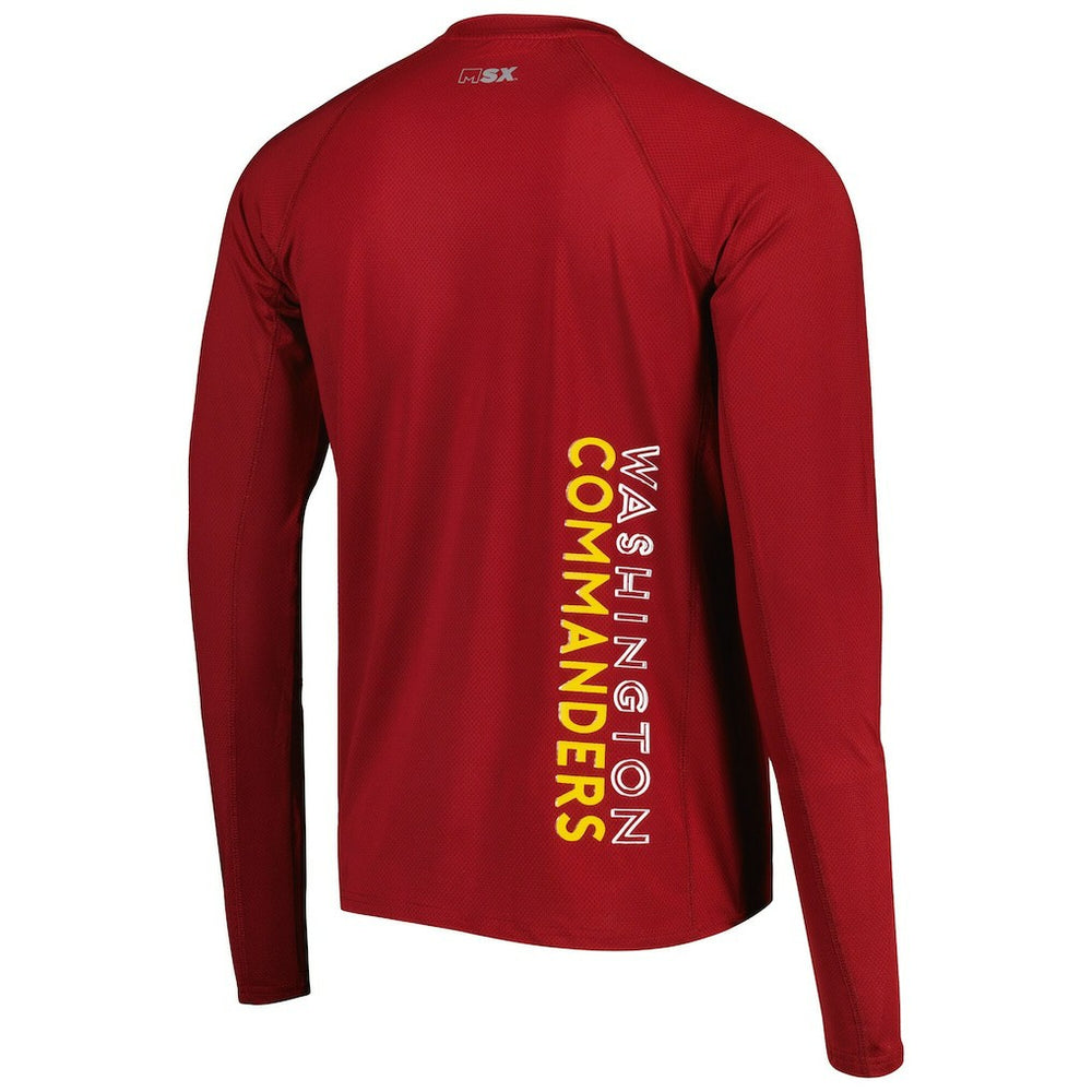 MSX by Michael Strahan Interval Long Sleeve Raglan T-Shirt - Washington Commanders