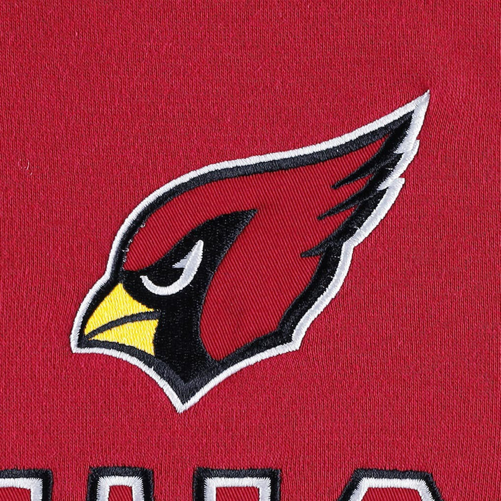 Starter Draft Fleece Raglan Pullover Hoodie - Arizona Cardinals