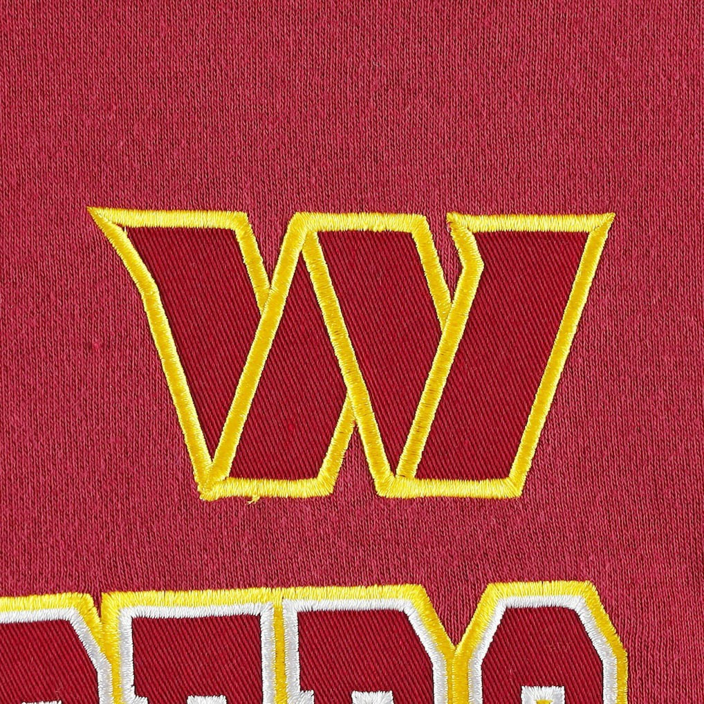 Starter Draft Fleece Raglan Pullover Hoodie - Washington Commanders