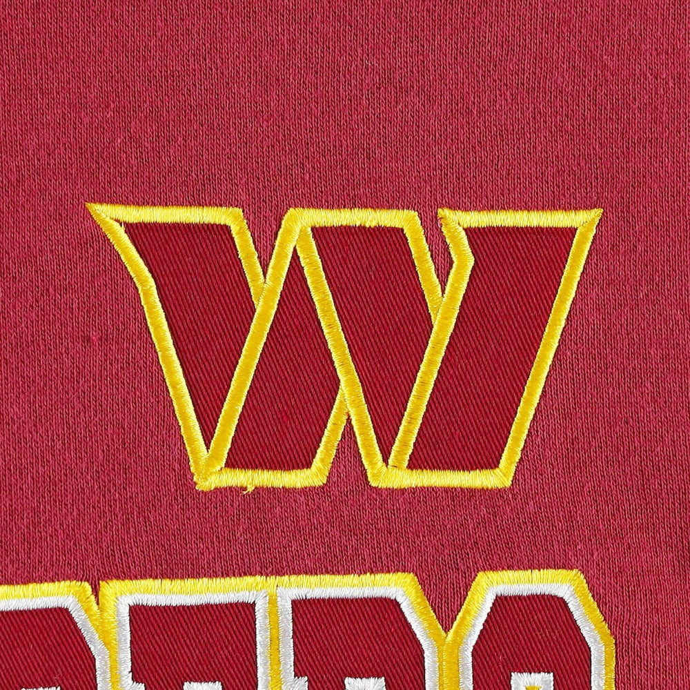 Starter Draft Fleece Raglan Pullover Hoodie - Washington Commanders