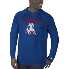 Starter Vintage Logo Raglan Hoodie T-Shirt - New England Patriots