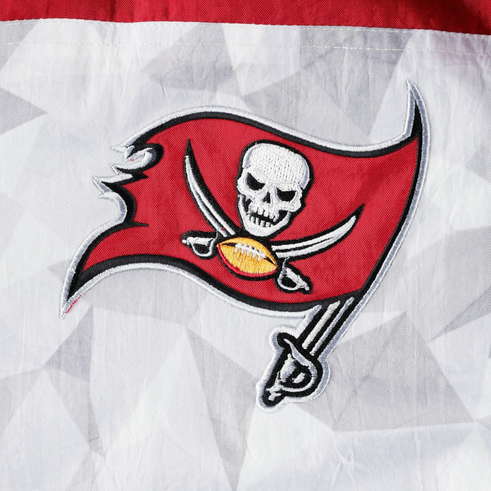 Starter Thursday Night Gridiron Raglan Half-Zip Hooded Jacket - Tampa Bay Buccaneers