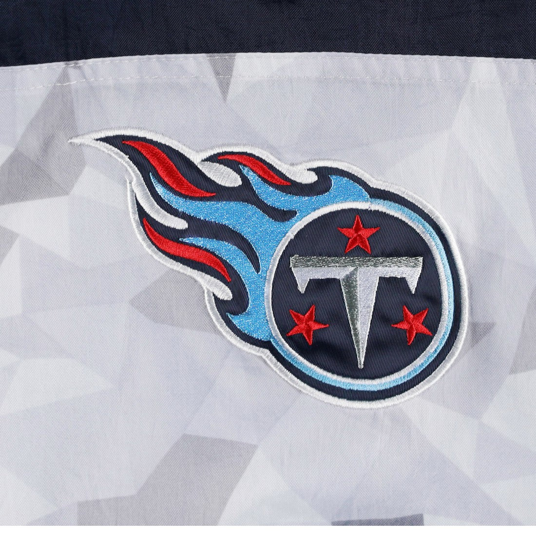 Starter Thursday Night Gridiron Raglan Half-Zip Hooded Jacket - Tennessee Titans
