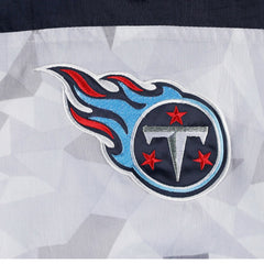 Starter Thursday Night Gridiron Raglan Half-Zip Hooded Jacket - Tennessee Titans